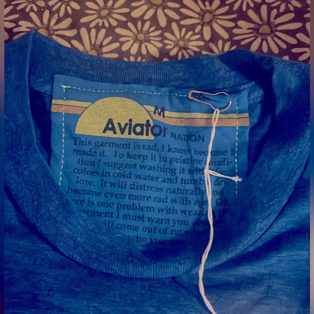 Brand New Aviator Nation Boyfriend Tee